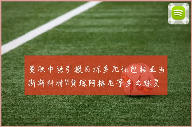 曼联中场引援目标多元化包括亚当斯斯科特M费琼阿梅尼等多名球员