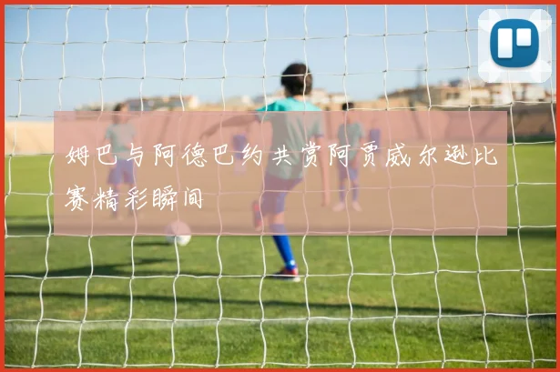 姆巴与阿德巴约共赏阿贾威尔逊比赛精彩瞬间